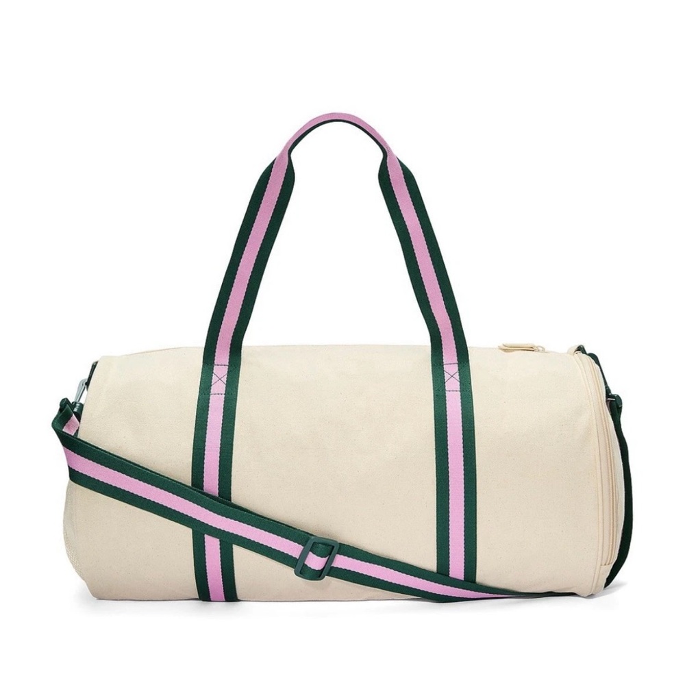 Victoria’s Secret PINK Athletic Club Cream Duffel Bag - Picture 3 of 4
